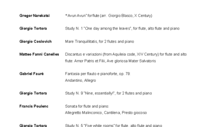 Trieste Flute Ensemble Trio a Banja Luka (Bosnja)